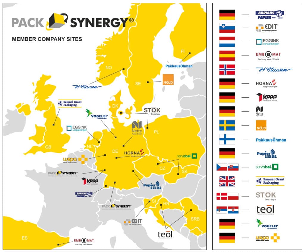 mapa packsynergy