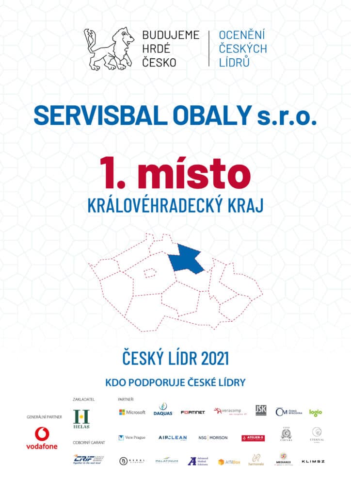 SERVISBAL OBALY s.r.o. 1.misto Kralovehradecky kraj