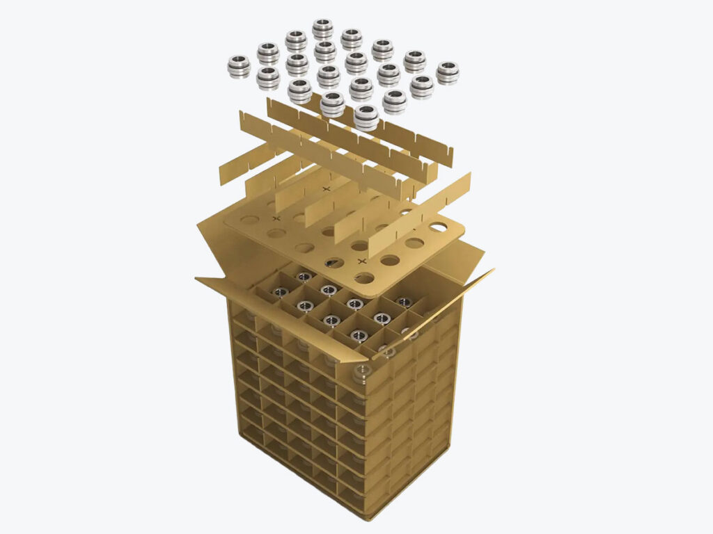 Skupinové obaly - 11 Skupinové balení ložisek pomocí kartonových mřížek