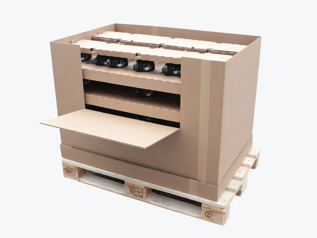 Skupinové obaly - 2 Box s proložkami na díly automotive