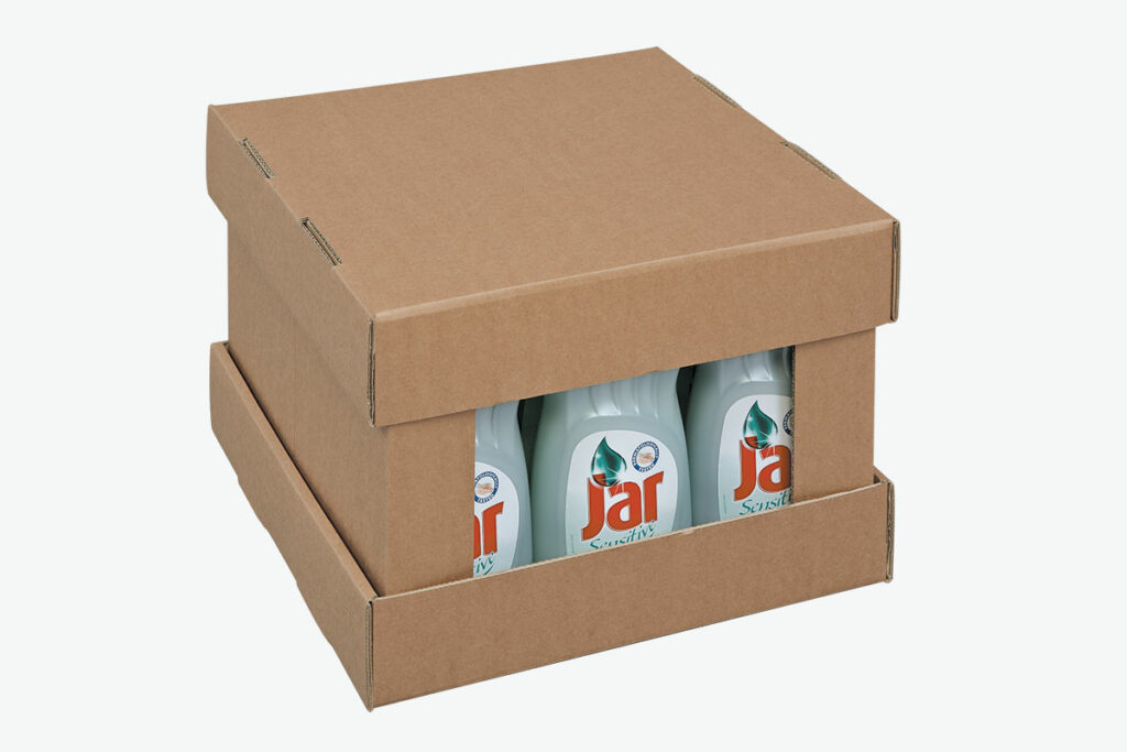 Přepravní obal na saponáty