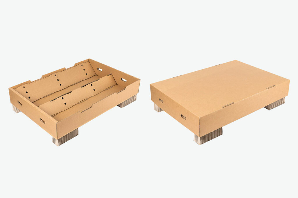 Přepravní obal na sklo