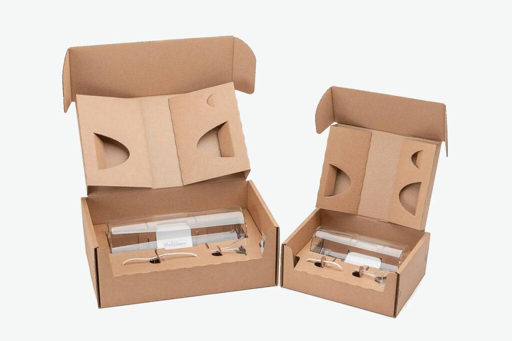 Krabičky na sklo s fixační vložkou